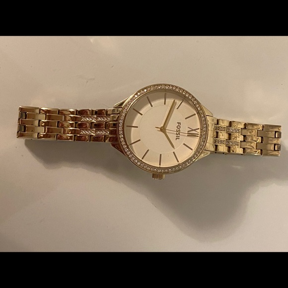 Fossil gold watch - Picture 3 of 5